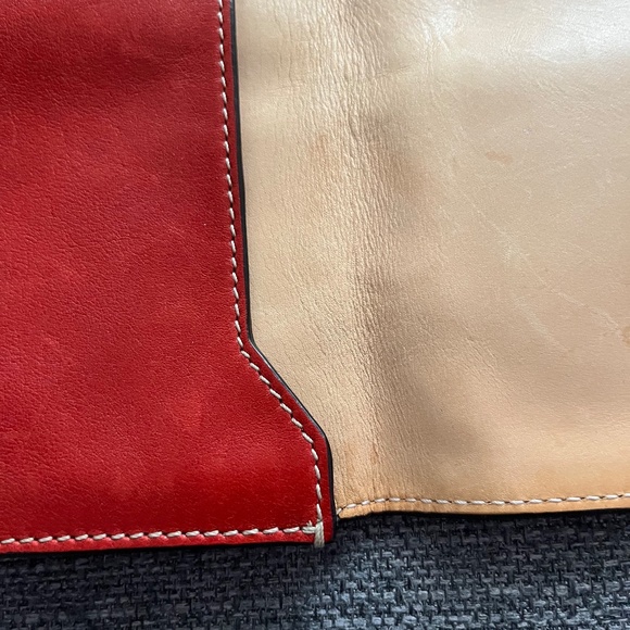 Coach Red Leather Clutch - Picture 9 of 9
